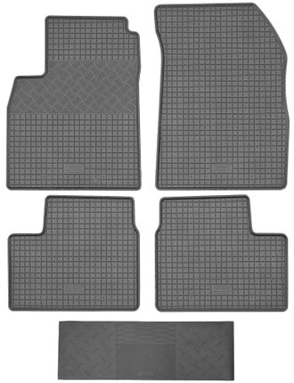 OEM Alfombrillas Rigum 901771 + Funda 900101 - Nissan Micra K13 Hatchback De 2013 A 2017, Reposapi&eacute;s Del Lado Derecho Del Conductor - Instalaci&oacute;n
