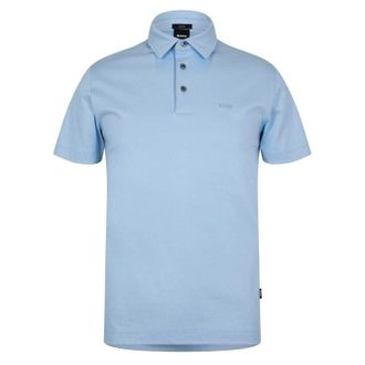 HUGO BOSS Heren 30 Slim Poloshirt (Pastelblauw)