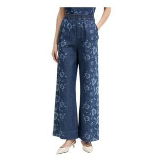 Pinko Pinko, Dames, Jeans, Blauw, Maat: W27 Katoen