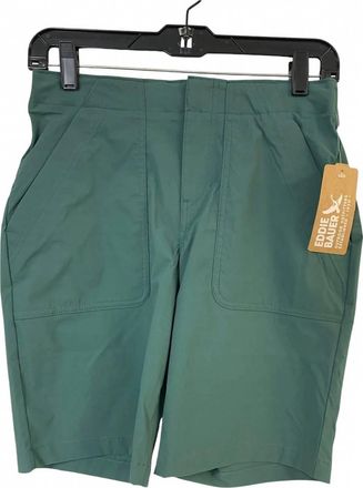 Eddie Bauer Womens Horizon Bermuda Shorts In Alpine Green