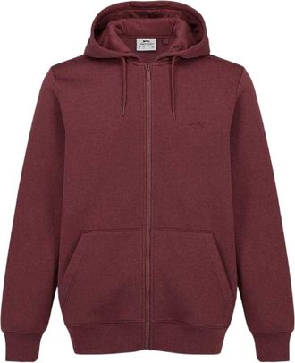 Slazenger Heren Polycotton Full Zip Hoodie (Bourgondi&euml;)