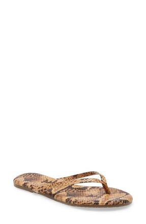Tkees Studio Flip Flop in Coco Snake at Nordstrom, Size 11