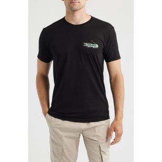 Dark Seas Land of Sunsine Cotton Graphic T-Shirt in Black at Nordstrom, Size Xx-Large