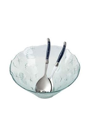 French Home Laguiole Connoisseur 2-Piece Salad Server Set - Navy Blue at Nordstrom Rack