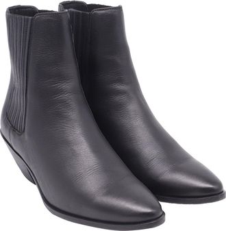 Saint Laurent Womens Leather West 45 Chelsea Boot (Authentic Pre-Loved)