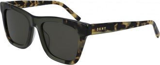 DKNY Womens DK529S-281 DK529S 53 281 Sunglasses - Brown - One Size