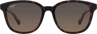 Maui Jim Kuikahi Brown Cat Eye Mens Sunglasses MJ0647SA 002 55