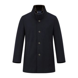 Paul & Shark Cappotto in Cashmere - - Coats - Uomo - Blu - L