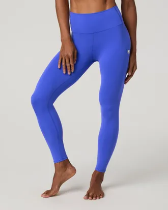 Vuori Clothing AllTheFeels Legging - Short | Electric Blue | XS, Size Extra Small