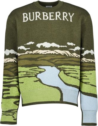 Burberry Heren, Truien, Veelkleurig, Maat: XL Wol