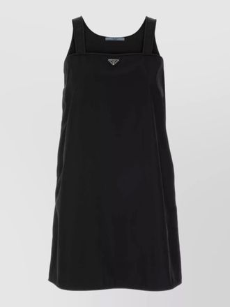 Prada renylon mini dress scoop neck sleeveless