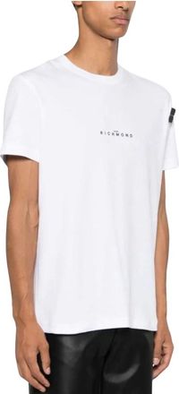 John Richmond Hombre, Camisetas, Blanco, Talla: M