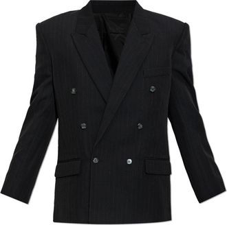 Willy Chavarria Wool Jacket Manuel - Heren - Jassen - Zwart - Maat: L Wol