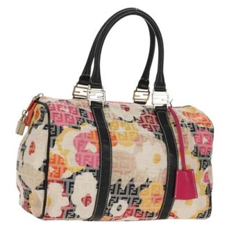 Fendi Pre-owned Canvas Handtas - Dames - Vintage Handtas - Veelkleurig - ONE Size - Vintage