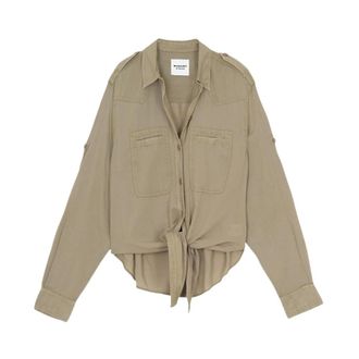 Isabel Marant Shirts, female, Green, Size: XS Valiane Shirt