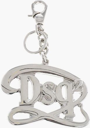 Dsquared2 Metal Keyring with Logo Pendant size One Size