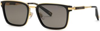 Chopard SCH375 Polarized 700P Mens Sunglasses Black Size 57