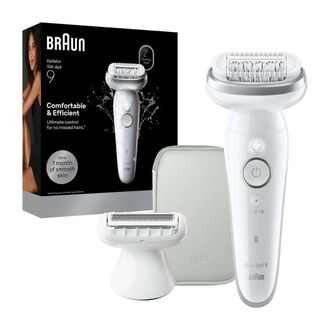 Braun Depiladora El&eacute;ctrica - Braun - Ses9-030 - 2 Modos - 50 Min - Impermeable - Blanco
