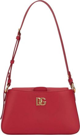 Dolce & Gabbana Telefoontasje van kalfsleer - Dames - Tassen - Rood - Maat: ONE Size Leer