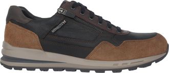 Mephisto Zwarte Mix Heren Sneaker - Heren - Sneakers - Bruin - 42 1/2 EU - Leer - Schoenen