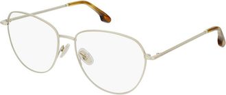 Victoria Beckham Gold Metal Glasses Womens (Frames)