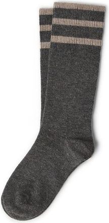 Brunello Cucinelli Sparkling knit socks in Anthracite at Nordstrom, Size X-Small Eu