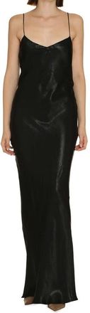 Saint Laurent Womens Black Acetate Casual Dress
