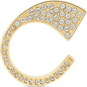 Courrèges Anello con cristalli - Oro