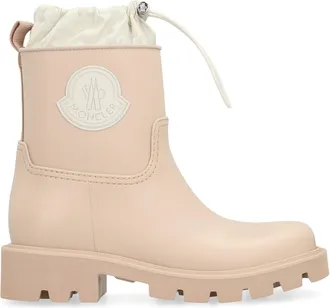 Moncler Womens Kickstream Rain Boots Sand Pvc