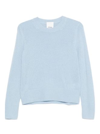 Allude crew-neck cashmere sweater - women - Cashmere - S - Blue