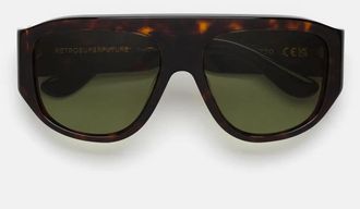 Retro Superfuture Biscotto Zonnebrillen - Dames - Zonnebrillen - Bruin - 57 MM - Accessoires