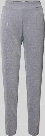 Ichi Slim Fit Stoffhose mit elastischem Bund Modell Kate in Marine, Gr&ouml;&szlig;e XXL