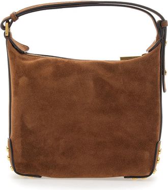Tod's Womens Handbag Gommino Brown Leather Calf Handbags Hand Bags