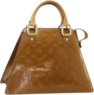 Louis Vuitton Pre-owned Handbags, female, Brown, Size: ONE SIZE Pre-owned Patent Leather Hand Bag