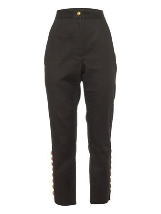 Dolce & Gabbana 2024 broek verfraaid met band - Zwart