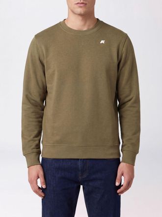 K-Way Felpa girocollo Baptiste in misto cotone con logo applicato
