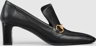 Gucci Womens Galleria Loafer, Black, Leather