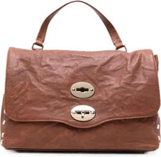 Zanellato Postina Officina leren handtas