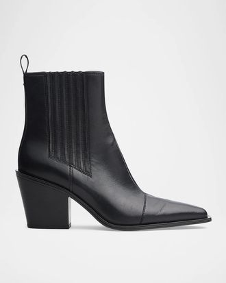 Rag & Bone 75mm Newbury Leather Chelsea Boots