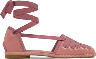 Castaner Glen Espadrille Flat - Dames - Ballerinas - Roze - 40 EU - Katoen - Schoenen