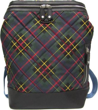 Vivienne Westwood Nylon Leather Backpack (Pre-Owned)