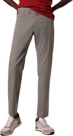 Pierre Cardin Lyon Tapered Fit taupe 5-pocket broek