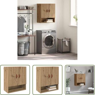 vidaXL vidaXL Armadio moderno - Armadietto a muro rovere artigianale 60 x 31 x 70 cm