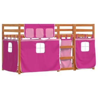 Berkfield Home Elegant Bunk Bed without Mattress Pink 80x200 cm Solid Wood Pine
