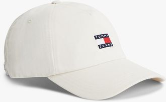 Tommy Hilfiger Womens Tommy Jeans Badge Logo Baseball Cap - White