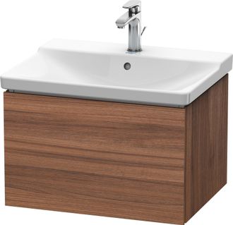 Duravit Duravit L-cube Mueble De Pared, Ancho 620mm, Profundidad 481, 1 Extra&iacute;ble, Se Ajusta A La Medida. Art&iacute;culo 233265, Color: Nogal Natural Decorado - Lc6