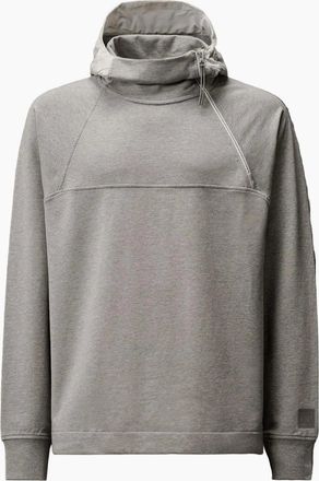 C.P. Company Mens Metropolis Stretch Fleece Hoodie - Grey - Size: 38