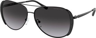Michael Kors MK1082 CHELSEA GLAM 10618G Womens Sunglasses Black Size 58