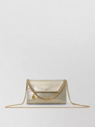 Stella McCartney falabella mini chain clutch bag