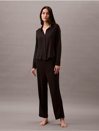 Calvin Klein Womens Ultra Soft Modal Pant - Black - M